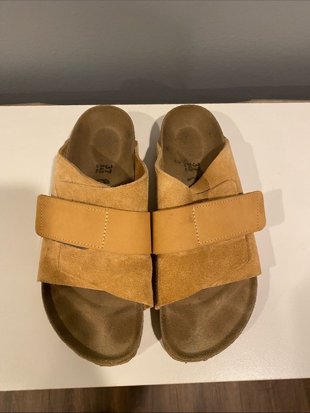 Birkenstock Kyoto Suede Sandal in Clay - Picture 2 of 9